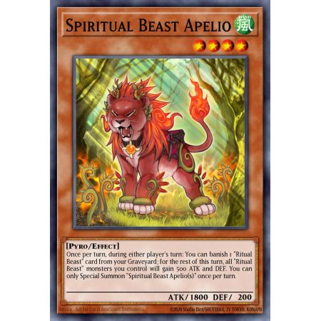 Spiritual Beast Apelio (Super Rare)