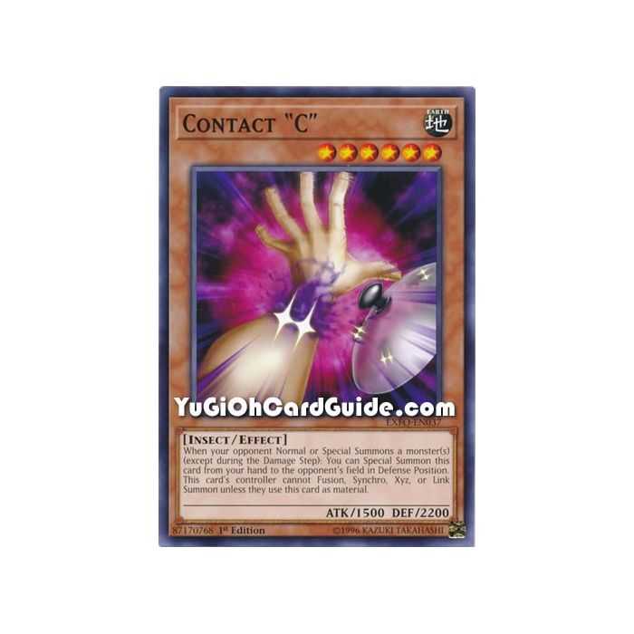 Contact "C" (Common) – Extreme Force | Carta YUGIOH en México