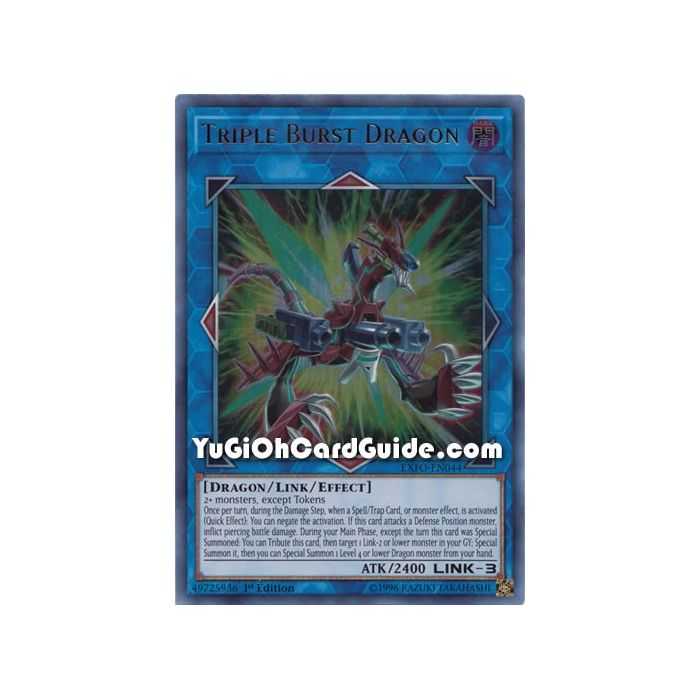 Triple Burst Dragon (Ultra Rare) – Extreme Force | Carta YUGIOH en México