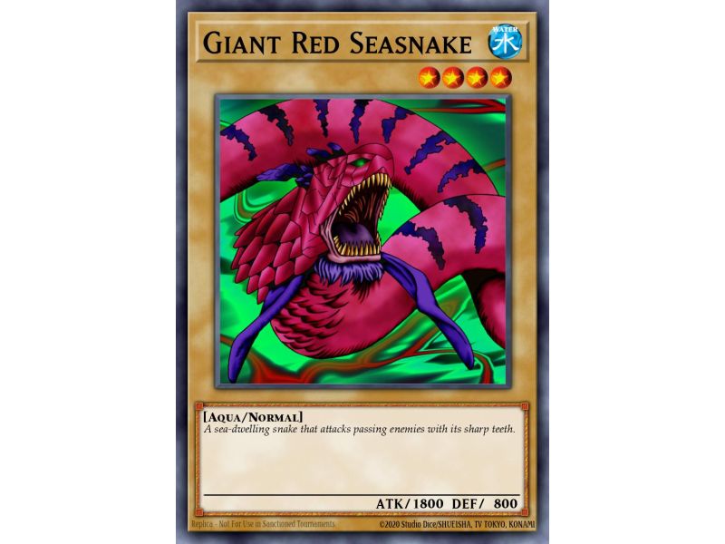 Giant Red Seasnake (Super Rare)