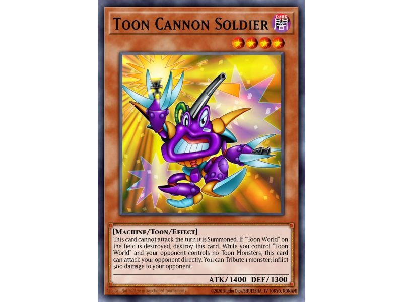 Toon Cannon Soldier (Ultra Rare)