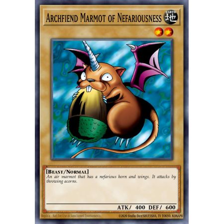Archfiend Marmot of Nefariousness (Common)