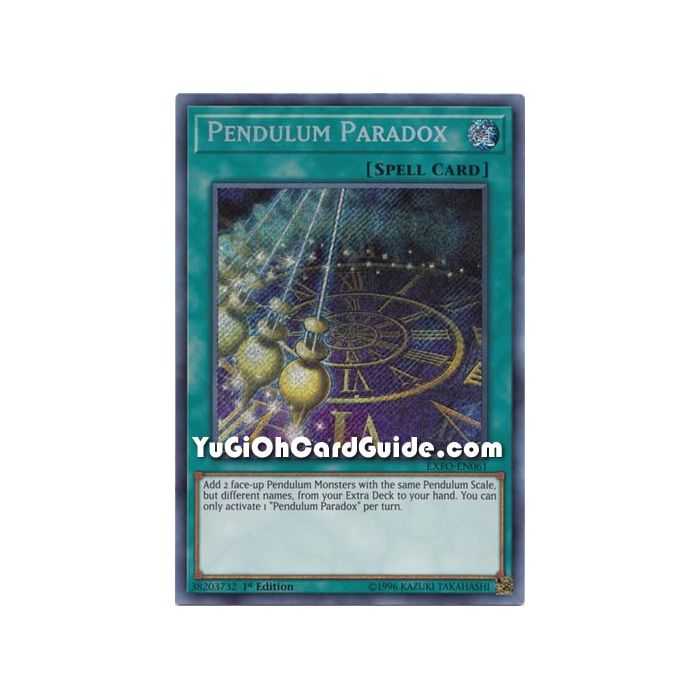 Pendulum Paradox (Secret Rare) – Extreme Force | Carta YUGIOH en México