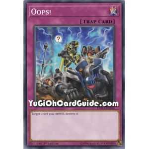 Oops! (Common) – Extreme Force | Carta YUGIOH en México