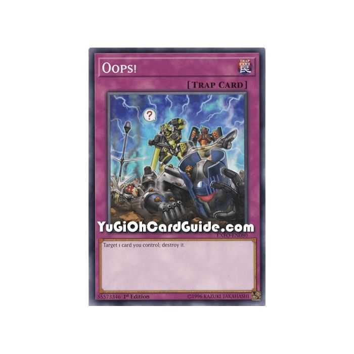 Oops! (Common) – Extreme Force | Carta YUGIOH en México