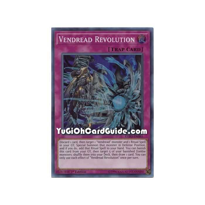 Vendread Revolution (Super Rare) – Extreme Force | Carta YUGIOH en México