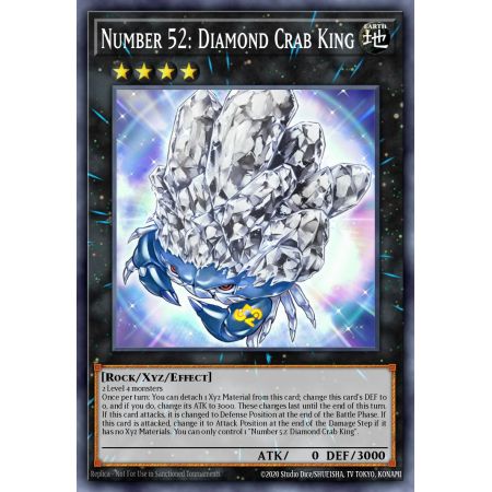 Number 52: Diamond Crab King (Secret Rare)