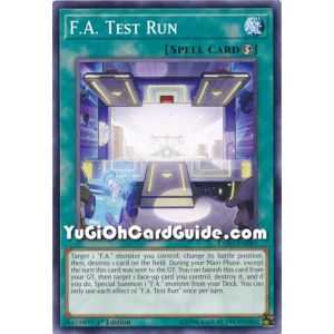 F.A. Test Run (Common) – Extreme Force | Carta YUGIOH en México