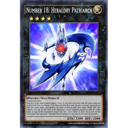Number 18: Heraldry Patriarch (Super Rare)