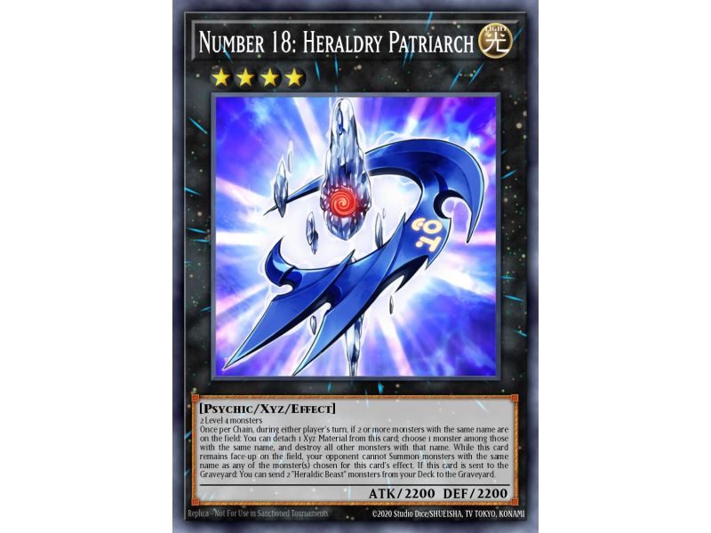 Number 18: Heraldry Patriarch (Super Rare)