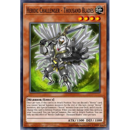 Heroic Challenger - Thousand Blades (Super Rare)