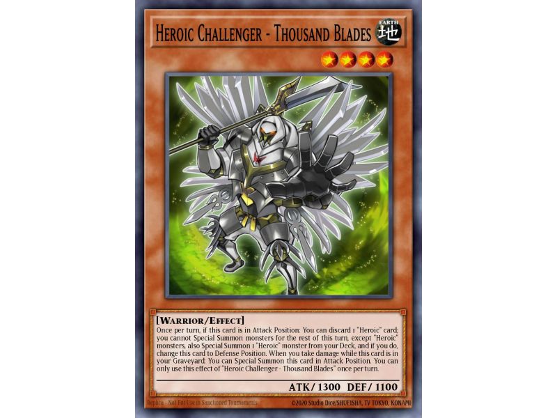 Heroic Challenger - Thousand Blades (Super Rare)