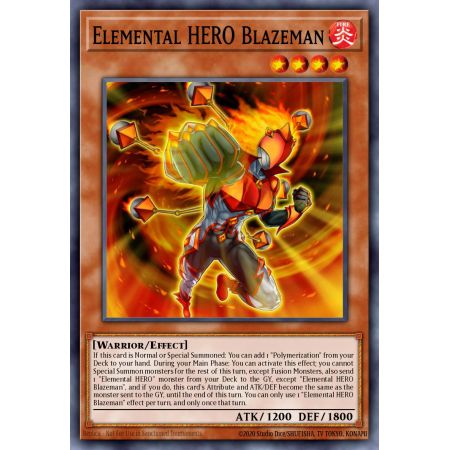 Elemental HERO Blazeman (Prismatic Secret Rare)