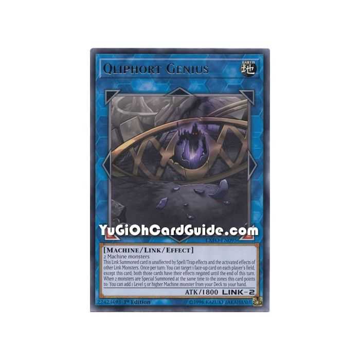 Qliphort Genius (Rare) – Extreme Force | Carta YUGIOH en México