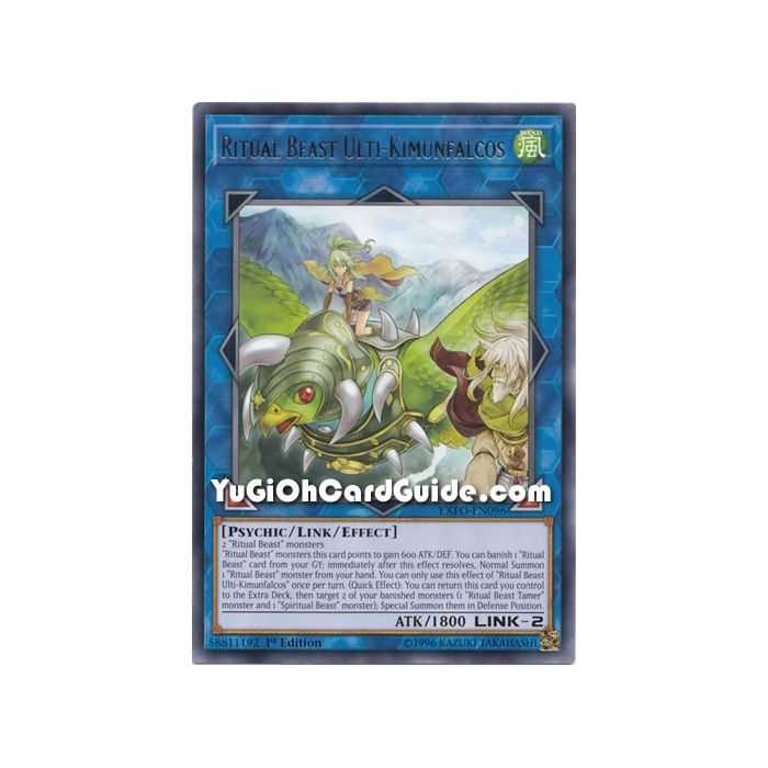 Ritual Beast Ulti - Kimunfalcos (Rare) – Extreme Force | Carta YUGIOH en México