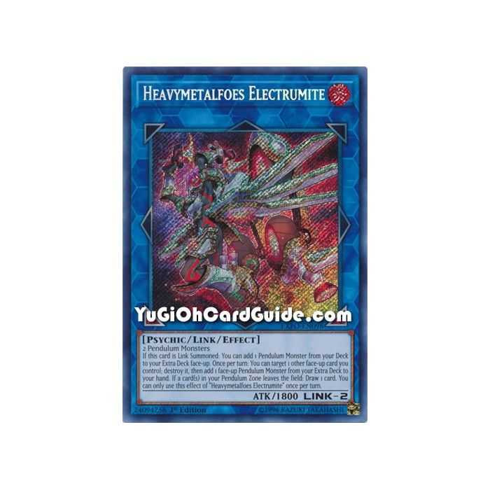 Heavymetalfoes Electrumite (Secret Rare) – Extreme Force | Carta YUGIOH en México