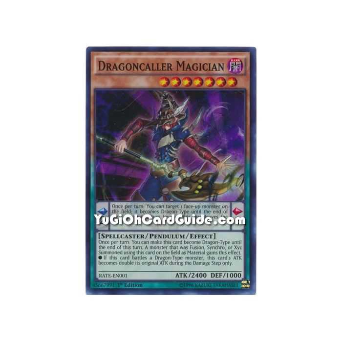 Dragoncaller Magician (Super Rare) – Raging Tempest | Carta YUGIOH en México