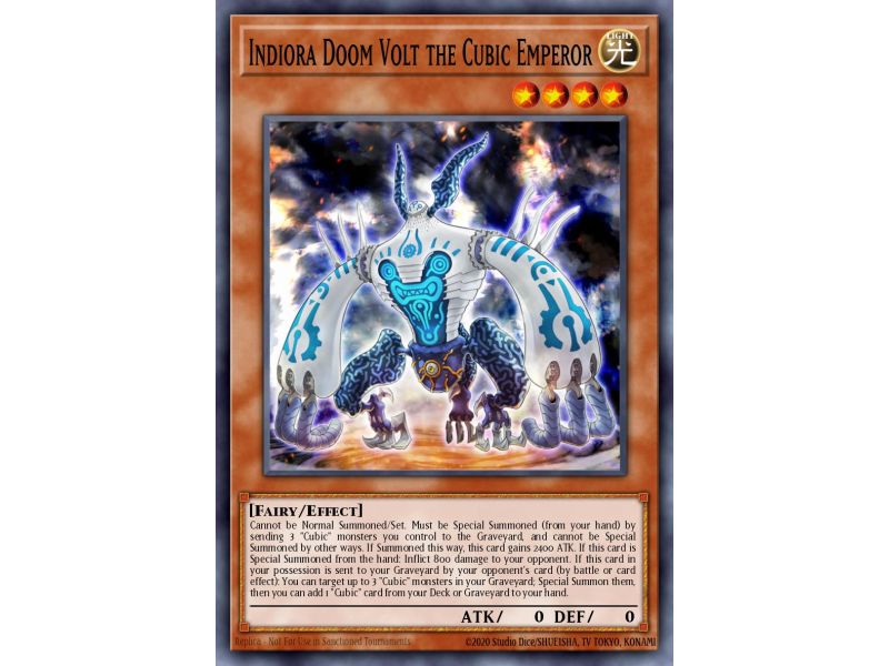 Indiora Doom Volt the Cubic Emperor (Ultra Rare)