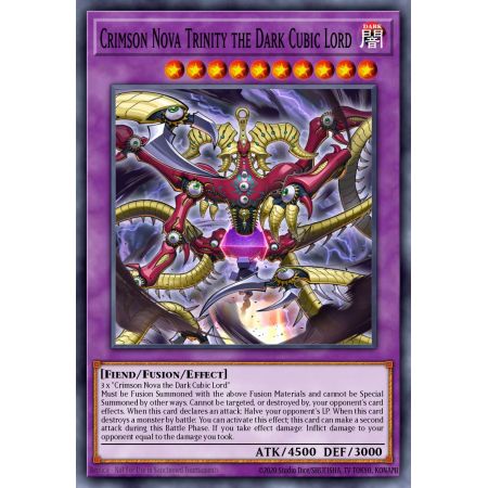 Crimson Nova Trinity the Dark Cubic Lord (Ultra Rare)