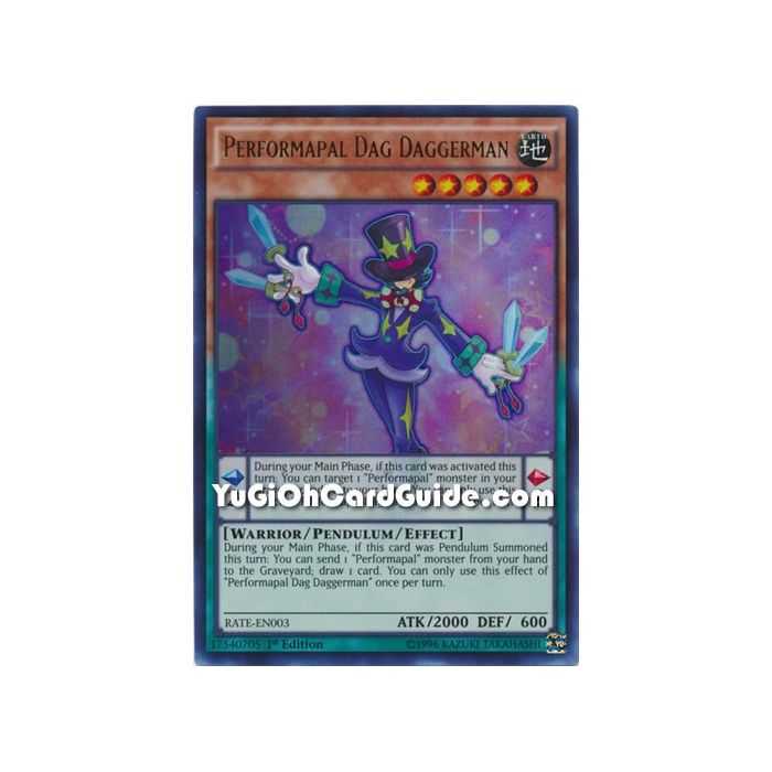 Performapal Dag Daggerman (Ultra Rare) – Raging Tempest | Carta YUGIOH en México