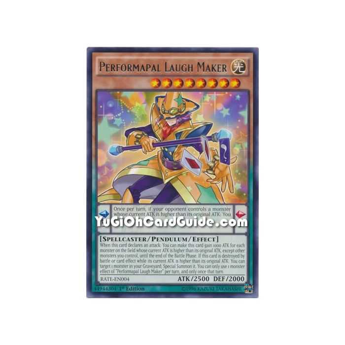 Performapal Laugh Maker (Rare) – Raging Tempest | Carta YUGIOH en México