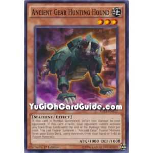 Ancient Gear Hunting Hound (Common) – Raging Tempest | Carta YUGIOH en México