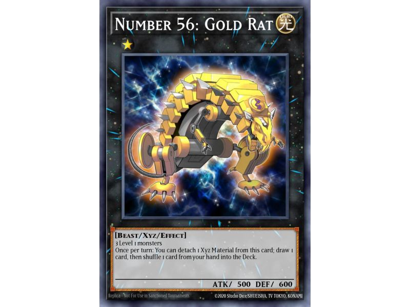 Number 56: Gold Rat (Super Rare)