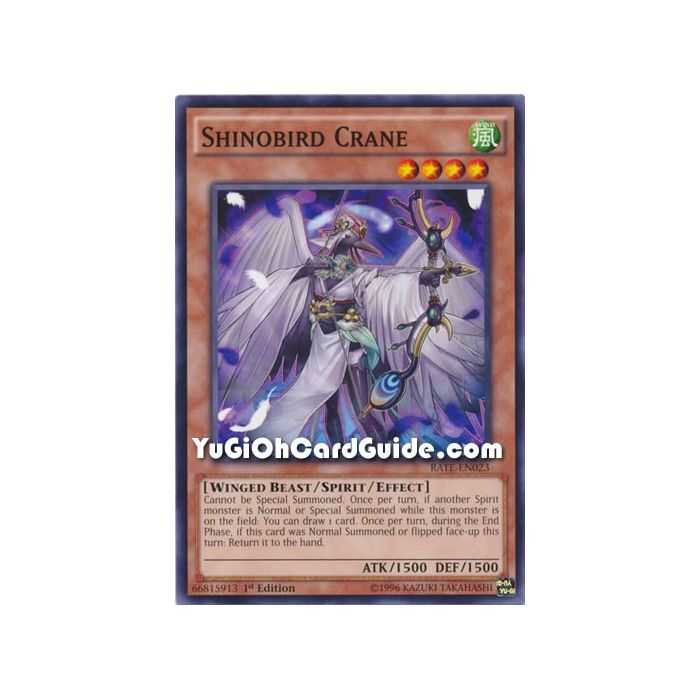 Shinobird Crane (Common) – Raging Tempest | Carta YUGIOH en México