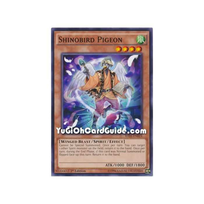 Shinobird Pigeon (Common) – Raging Tempest | Carta YUGIOH en México