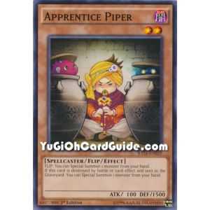 Apprentice Piper (Common) – Raging Tempest | Carta YUGIOH en México
