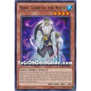Hebo, Lord of the River (Common) – Raging Tempest | Carta YUGIOH en México