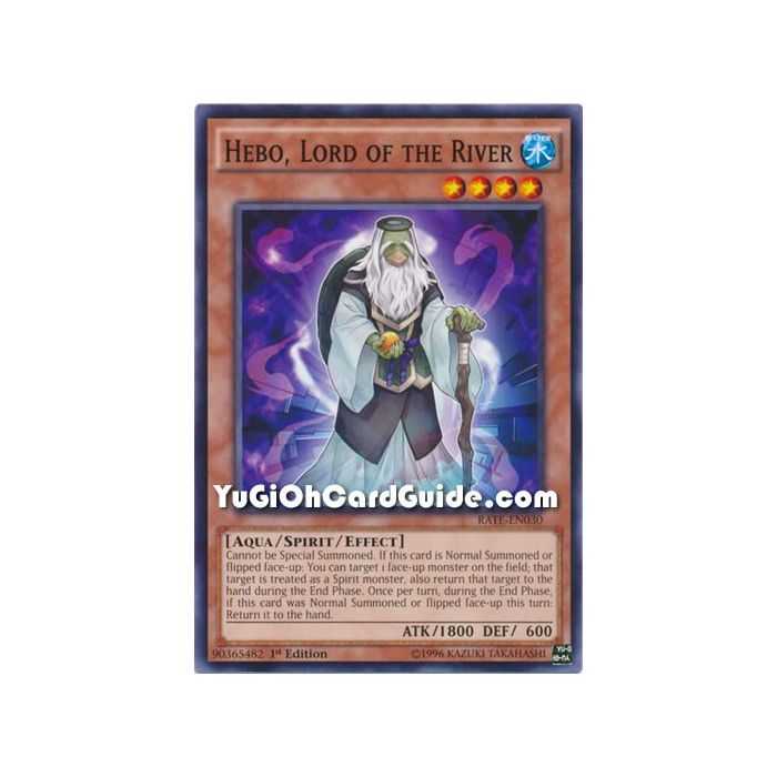 Hebo, Lord of the River (Common) – Raging Tempest | Carta YUGIOH en México