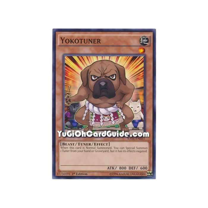 Yokotuner (Common) – Raging Tempest | Carta YUGIOH en México