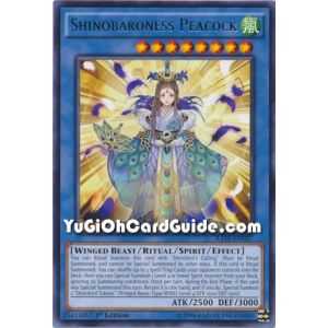 Shinobaroness Peacock (Rare) – Raging Tempest | Carta YUGIOH en México