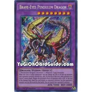 Brave-Eyes Pendulum Dragon (Secret Rare) – Raging Tempest | Carta YUGIOH en México