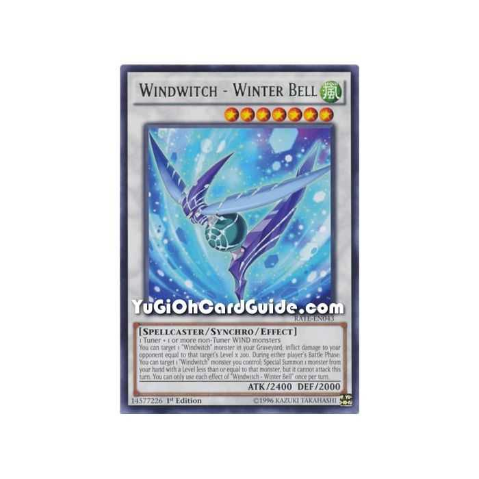 Windwitch - Winter Bell (Rare) – Raging Tempest | Carta YUGIOH en México
