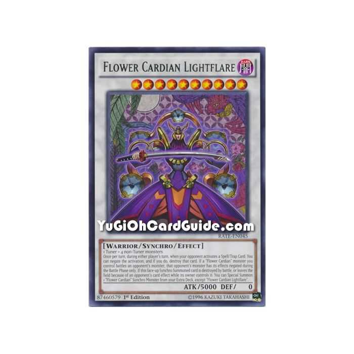 Flower Cardian Lightflare (Rare) – Raging Tempest | Carta YUGIOH en México