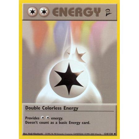Double Colorless Energy