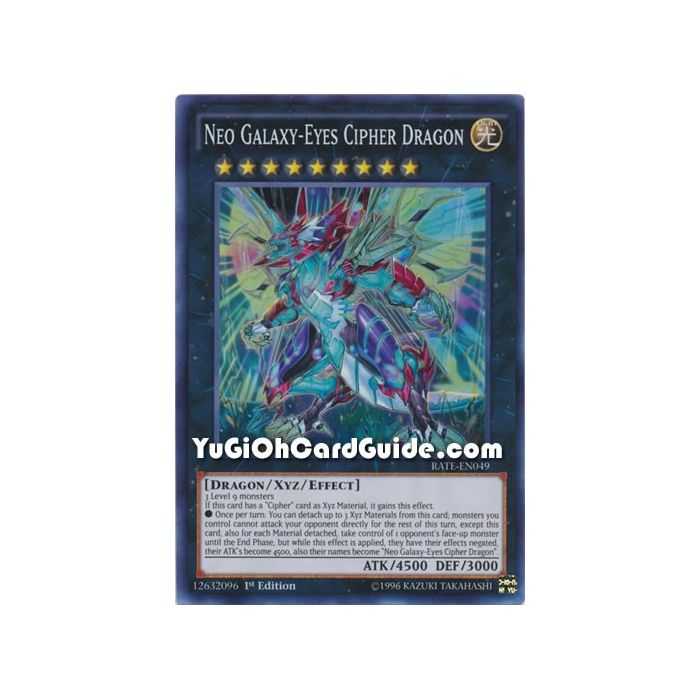 Neo Galaxy - Eyes Cipher Dragon (Super Rare) – Raging Tempest | Carta YUGIOH en México