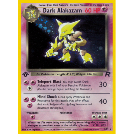 Dark Alakazam (Holo)