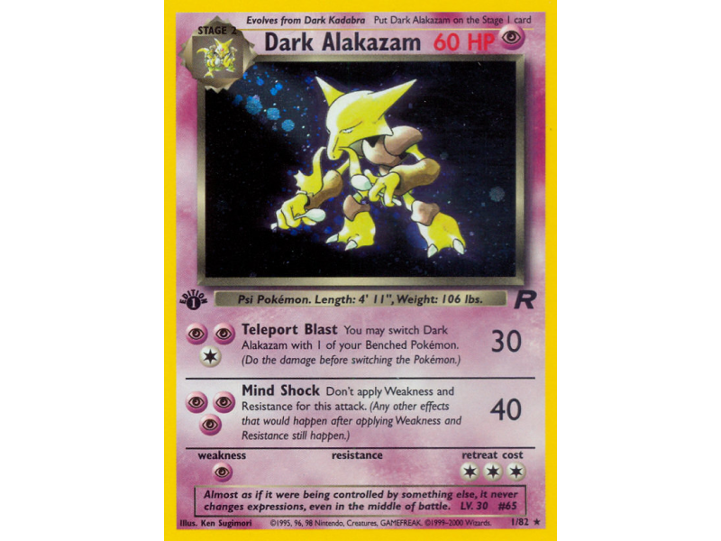 Dark Alakazam (Holo)