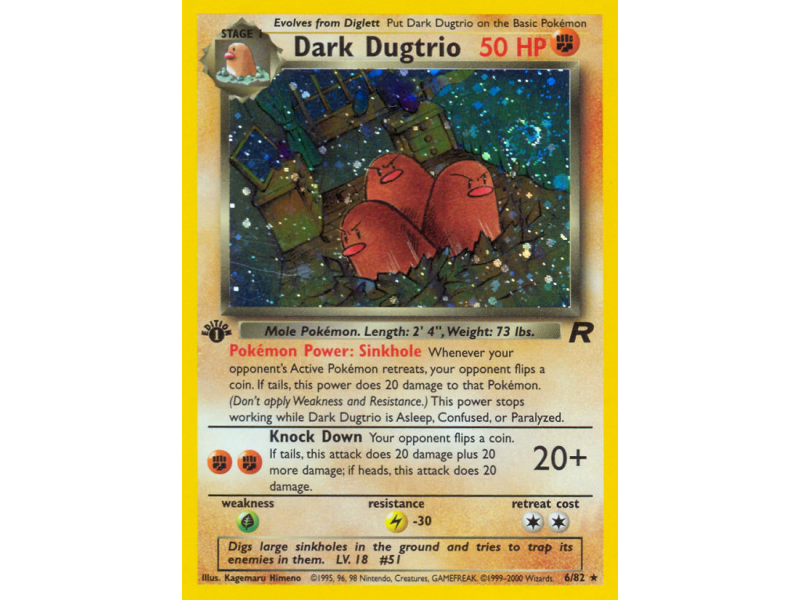 Dark Dugtrio (Holo)
