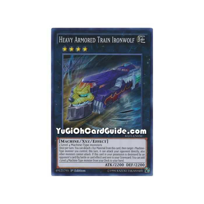 Heavy Armored Train Ironwolf (Super Rare) – Raging Tempest | Carta YUGIOH en México