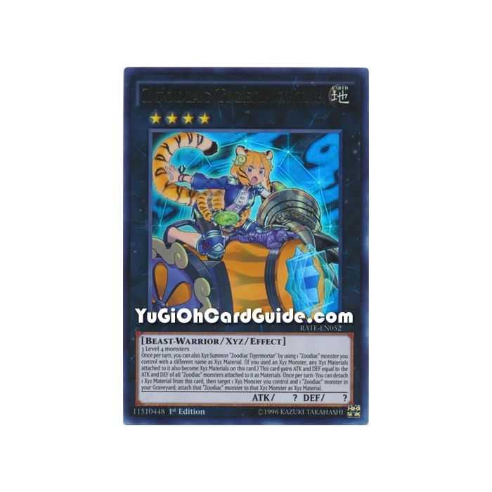 Zoodiac Tigermortar (Ultra Rare) – Raging Tempest | Carta YUGIOH en México