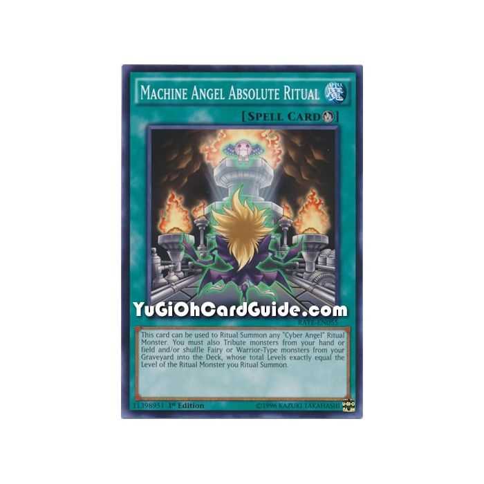 Machine Angel Absolute Ritual (Common) – Raging Tempest | Carta YUGIOH en México