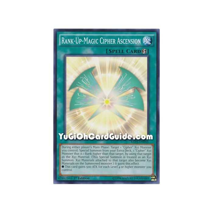 Rank-Up-Magic Cipher Ascension (Common) – Raging Tempest | Carta YUGIOH en México