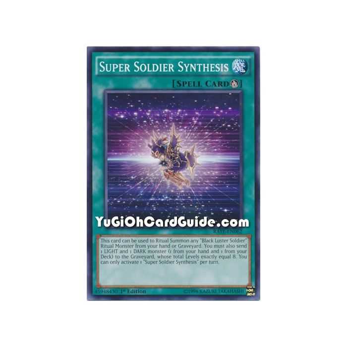Super Soldier Synthesis (Common) – Raging Tempest | Carta YUGIOH en México