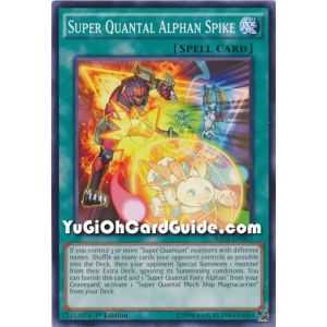 Super Quantal Alphan Spike (Common) – Raging Tempest | Carta YUGIOH en México