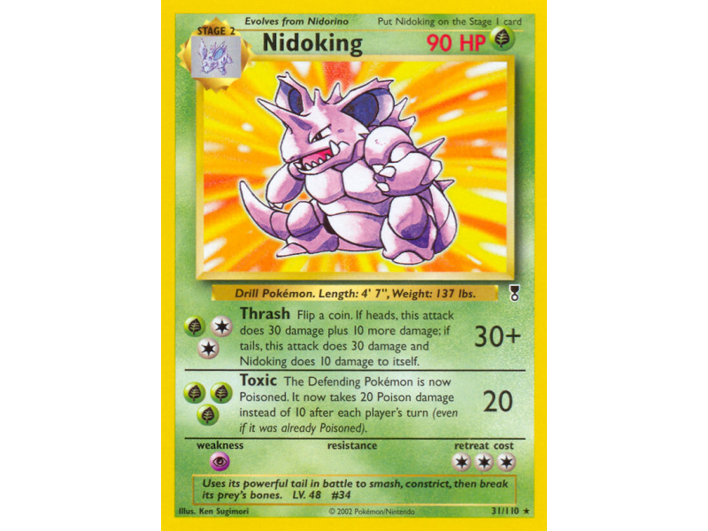 Nidoking (Reverse Holo)