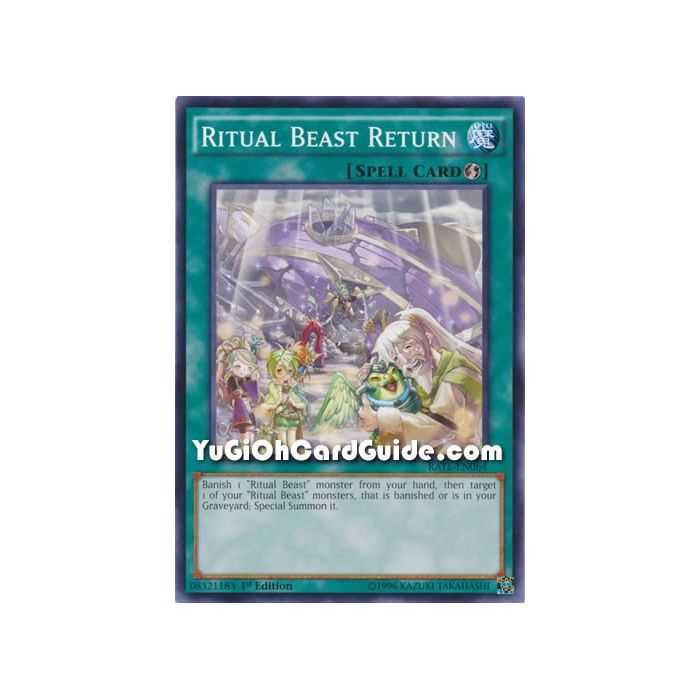 Ritual Beast Return (Common) – Raging Tempest | Carta YUGIOH en México